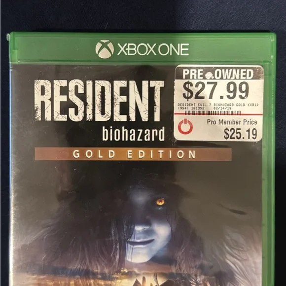 Microsoft Video Games Consoles Resident Evil Biohazard